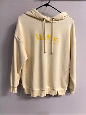 Max Mara Hoodie in Yellow Like New